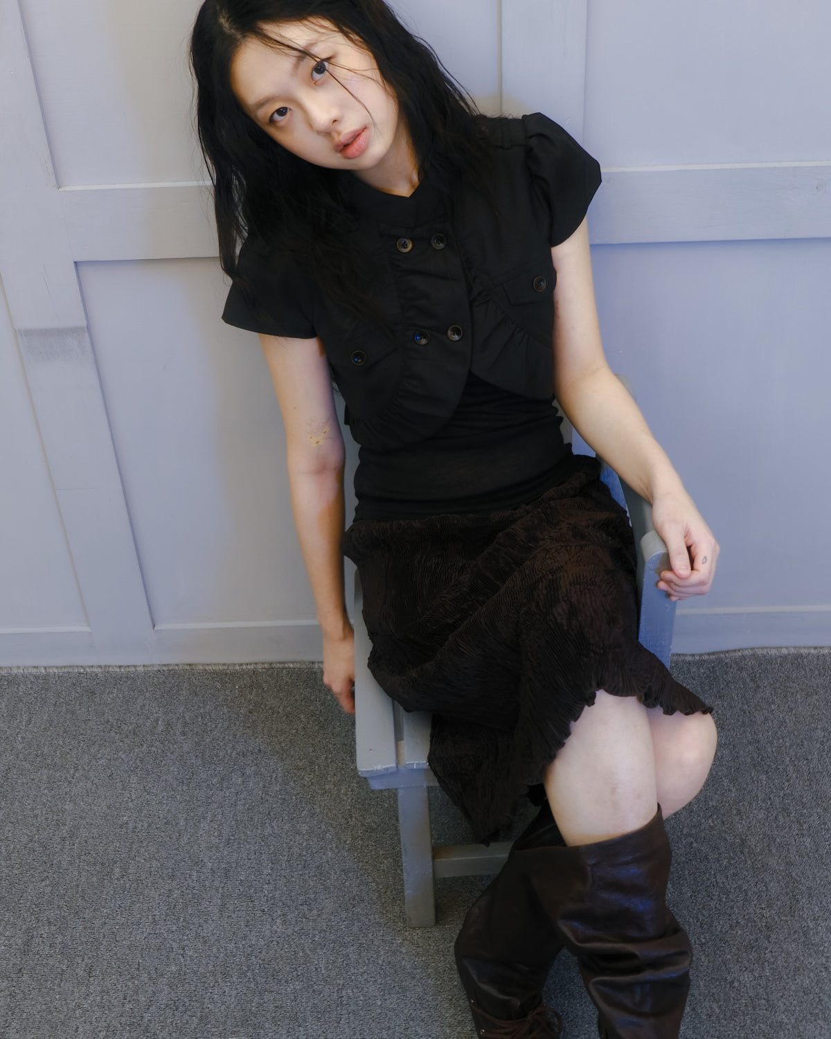 skirt.1001/ 2color