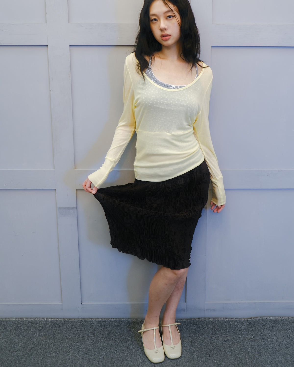skirt.1001/ 2color